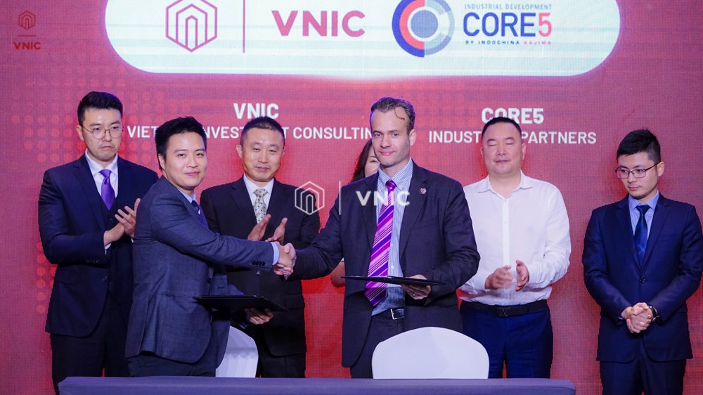 Lễ ký kết Hợp tác chiến lược giữa Công ty TNHH Vietnam Investment Consulting (VNIC) và Công ty TNHH Core5