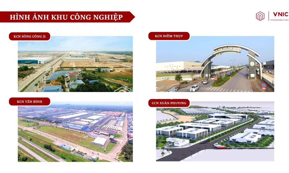 Hình ảnh các khu công nghiệp Thái Nguyên