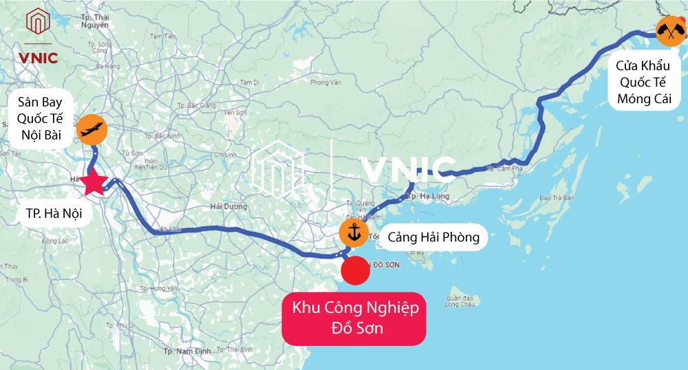 Kết nối giao thông của khu công nghiệp Đồ Sơn