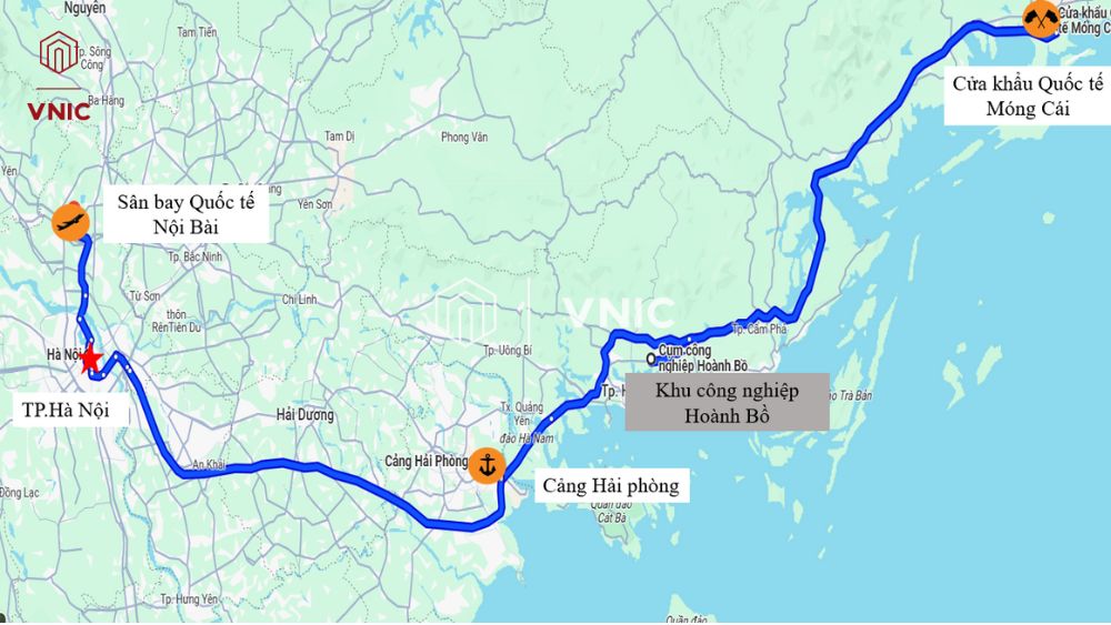 Vị trí KCN Hoành Bồ