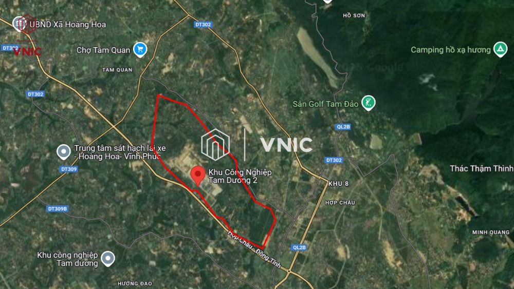 Ảnh quy hoạch khu công nghiệp Tam Dương 2 Vĩnh Phúc