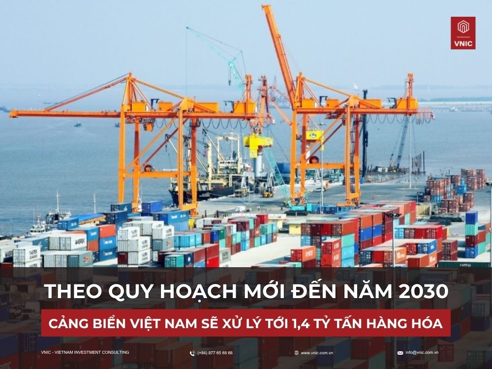 Năm 2030: Cảng biển Việt Nam sẽ xử lý tới 1,4 tỷ tấn hàng hóa