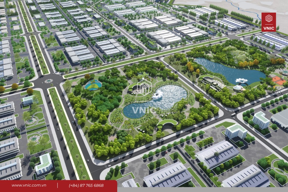 KCN Gilimex Huế được quy hoạch xanh, tạo môi trường làm việc thân thiện và bền vững cho nhà đầu tư