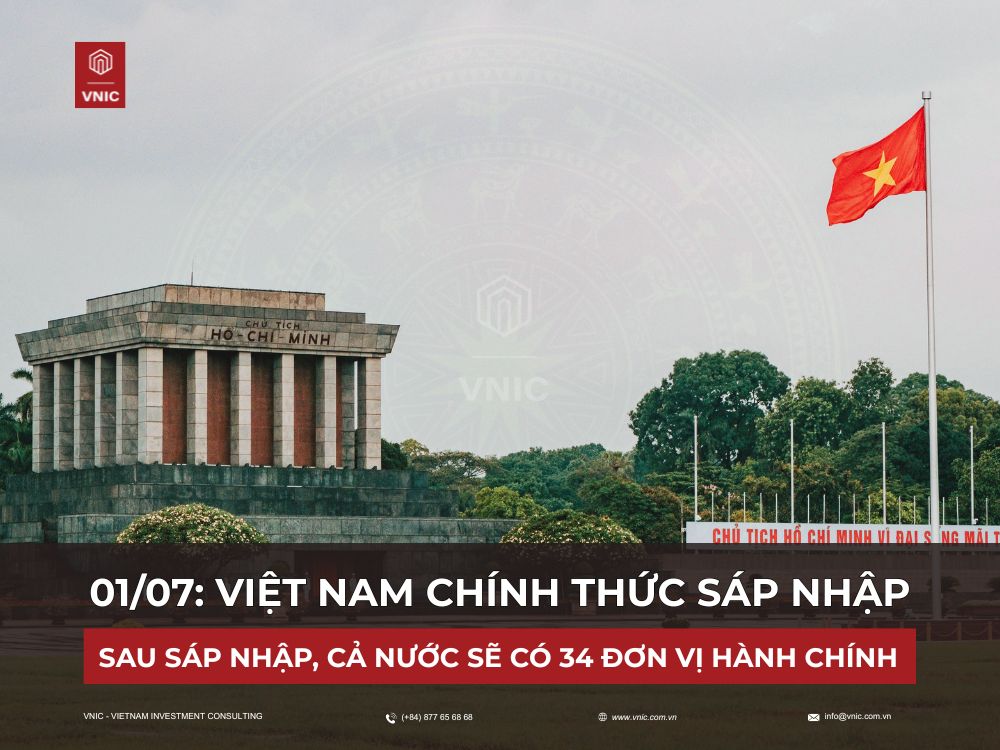 [Chính thức] Việt Nam sáp nhập còn 34 tỉnh, thành phố