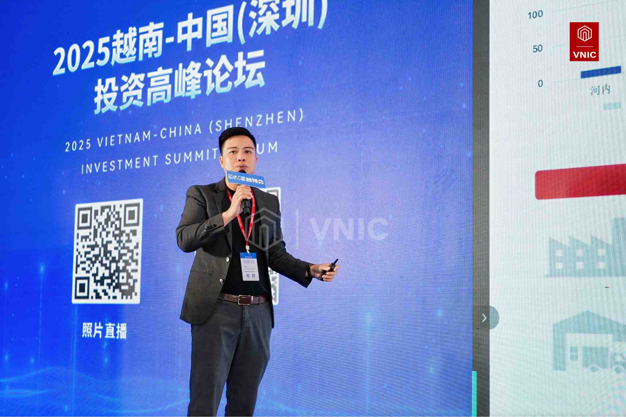 Tổng giám đốc VNIC - Mr. Đỗ Hồng Quân chia sẻ báo cáo thị trường bất động sản công nghiệp năm 2025