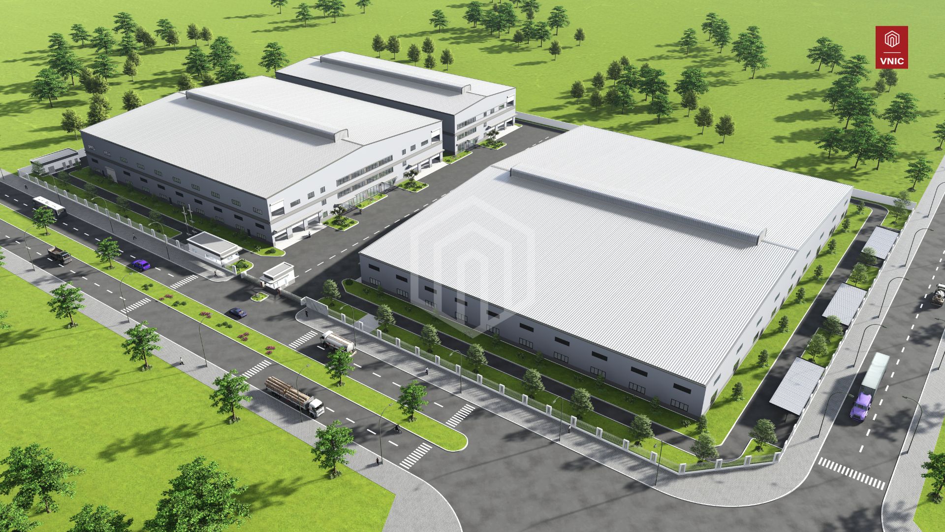 Cơ sở hạ tầng dự án Nhà xưởng xây sẵn VNIC Global Base