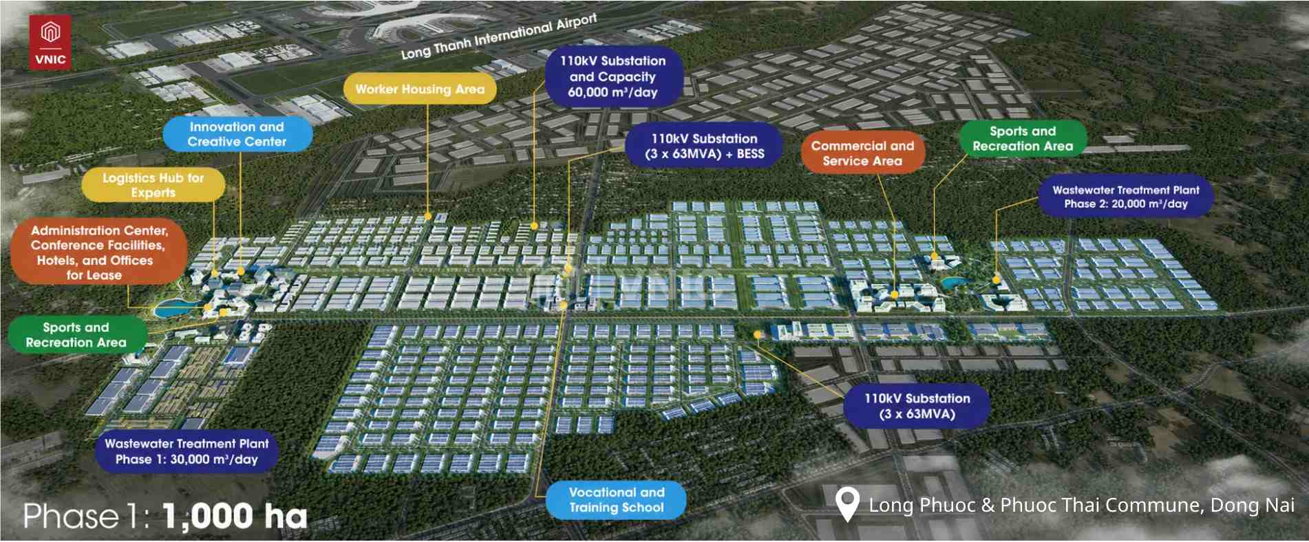 KCN Bàu Cạn – Tân Hiệp sở hữu hạ tầng đồng bộ