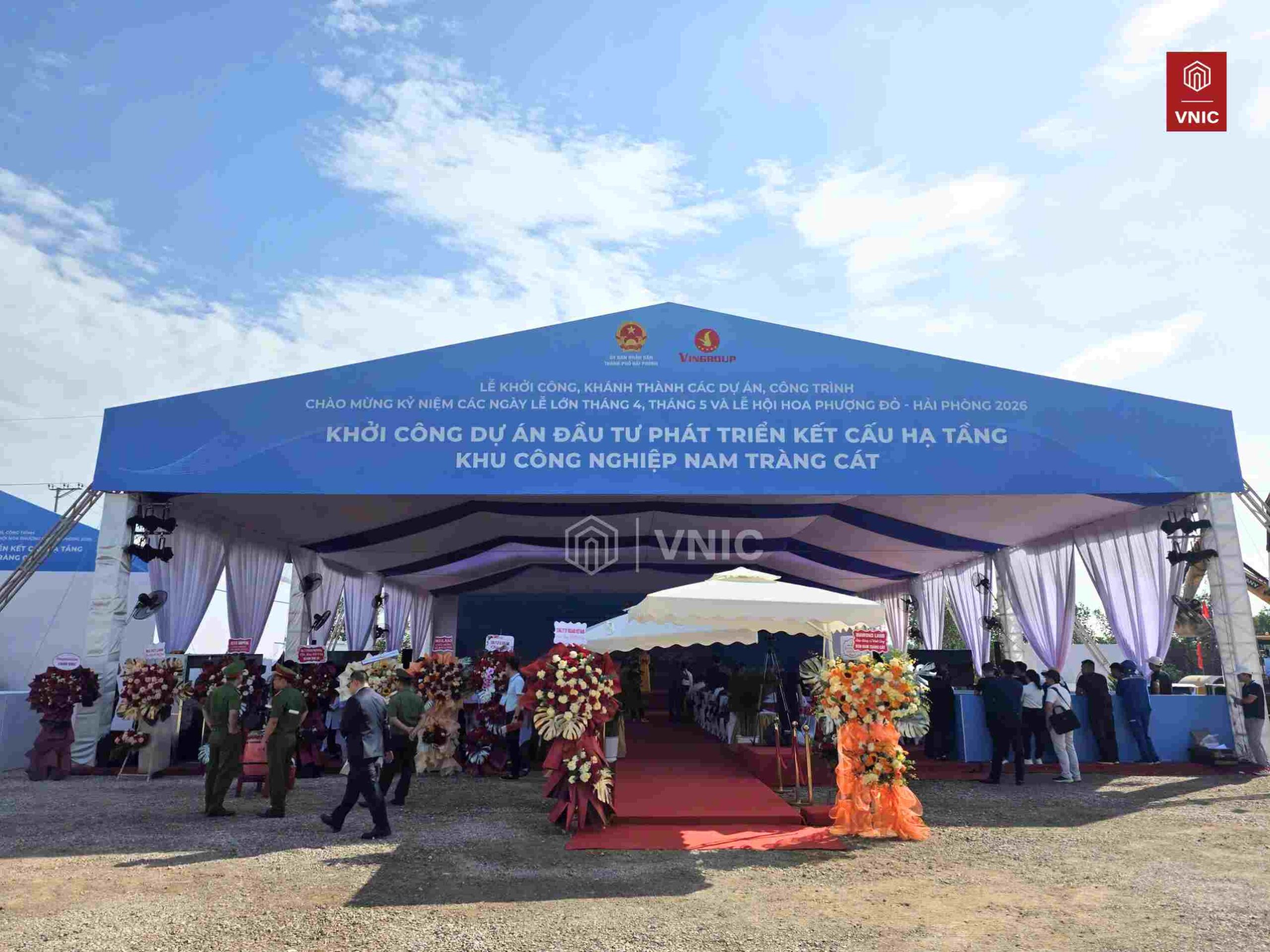 KCN Nam Tràng Cát chính thức khởi công vào ngày 14/05