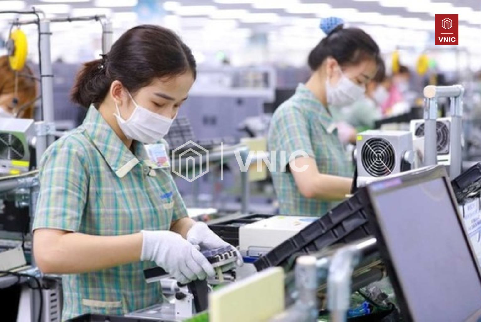 Tổng vốn FDI tăng mạnh nhờ động lực từ lĩnh vực sản xuất.