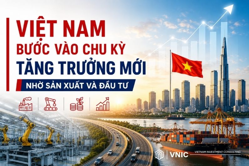 Việt Nam bước vào chu kỳ tăng trưởng mới nhờ sản xuất và đầu tư