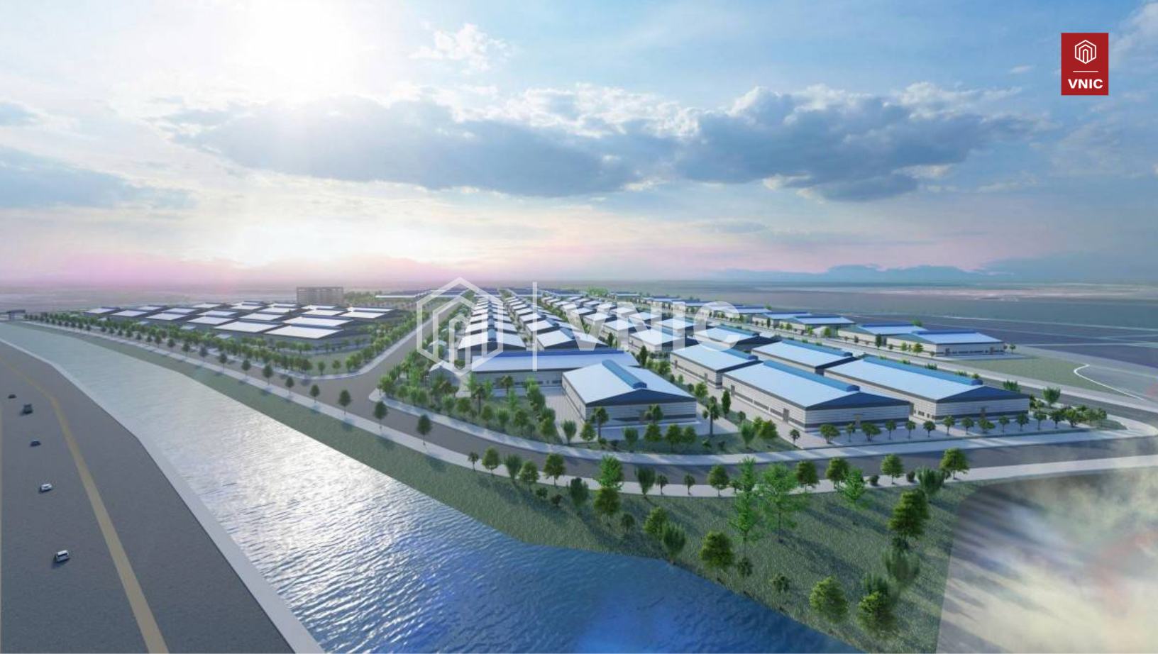 Phối cảnh dự án KCN Tiên Lãng 1