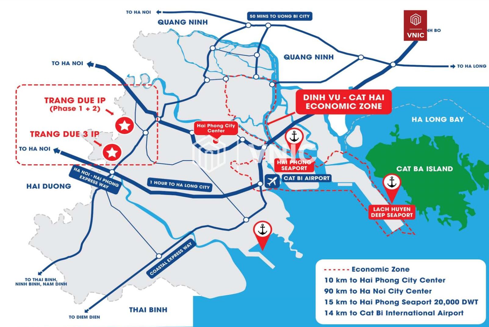 Kết nối giao thông thuận tiện từ Khu công nghiệp Tràng Duệ 3
