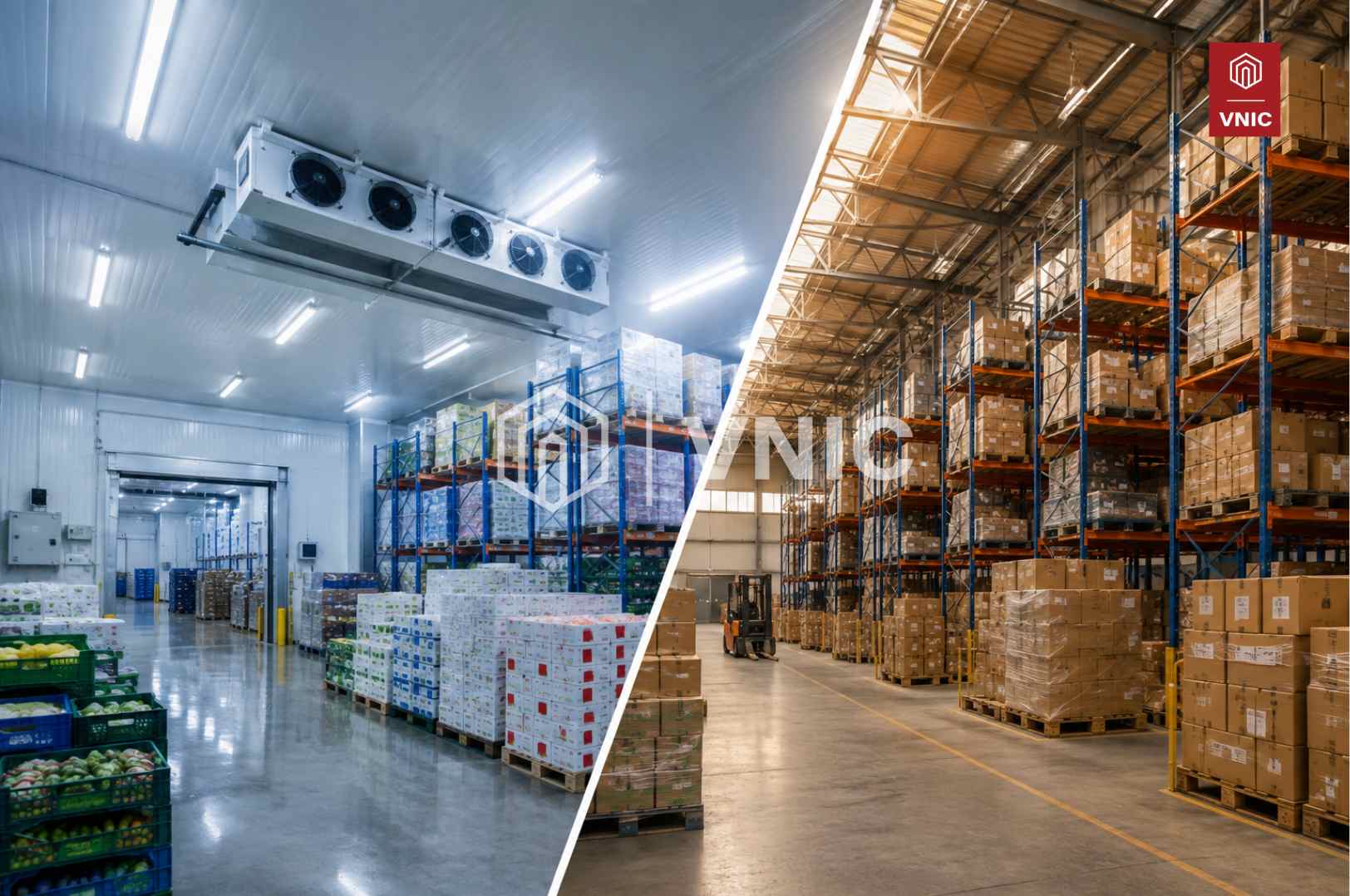 So sánh những khác biệt chính giữa kho lạnh và kho thường